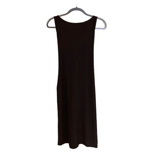 NORMA KAMALI Sleeveless Tank Dress Black Size Medium
